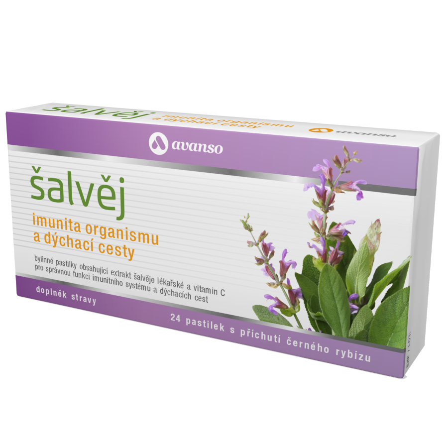 Avanso Šalvěj pastilky